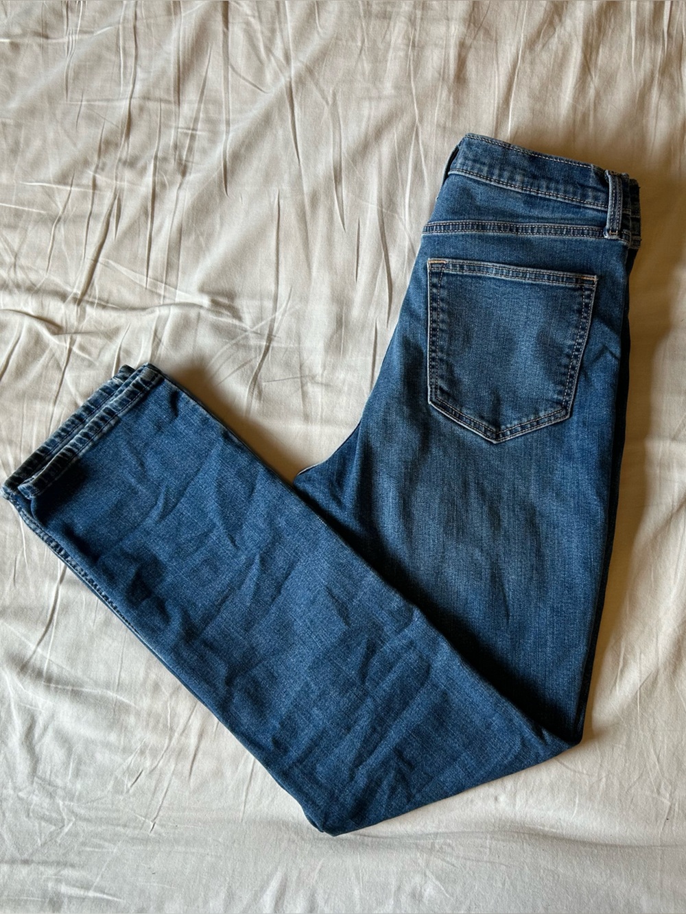 Abercrombie and Fitch ultra high rise slim straight jeans